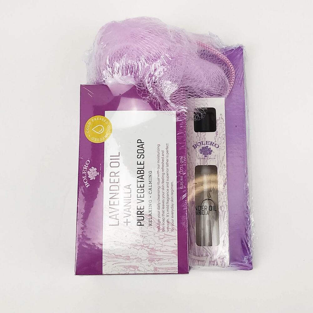 Bolero Lavender & Vanilla Soap & Oil Set